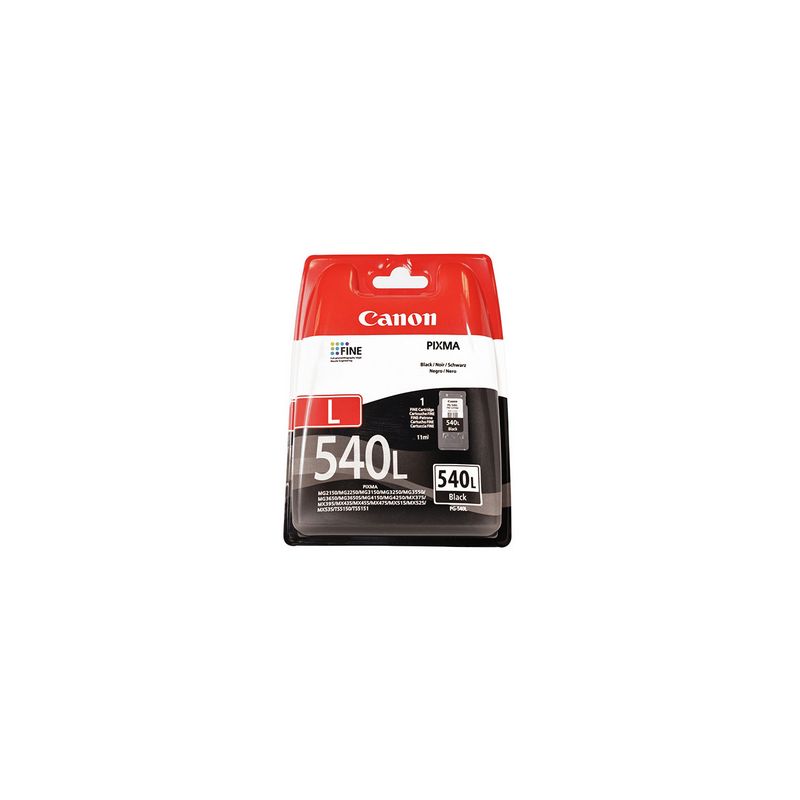 Cartucho de tinta original  -  CANON 540L / PG540L  -  negro  -  (5222B005)  -  gran capacidad