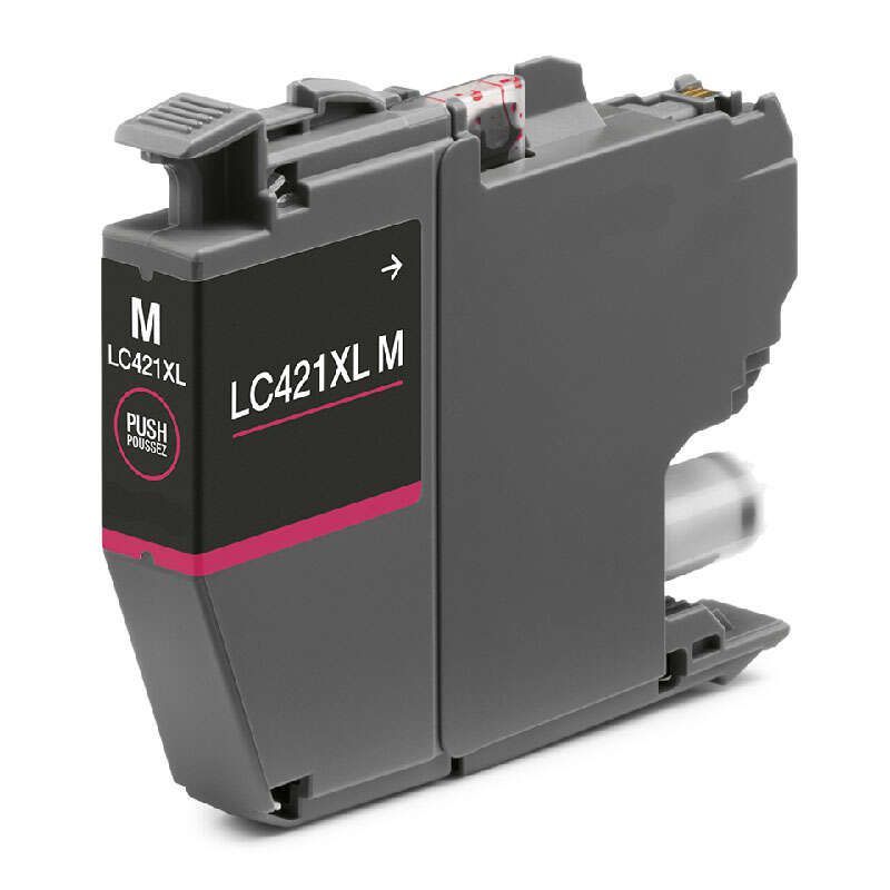 Cartucho de Tinta compatible - Brother LC421XL Magenta Reemplaza LC421XLM