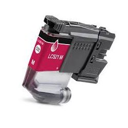 Cartucho de Tinta Compatible - Brother LC521 Magenta Reemplaza LC521M