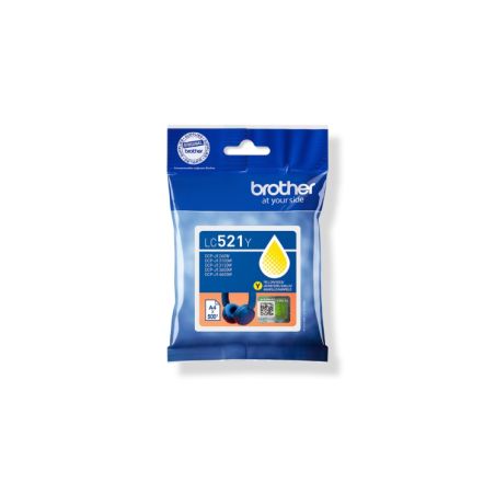 Cartucho de Tinta Original - Brother LC521Y Amarillo