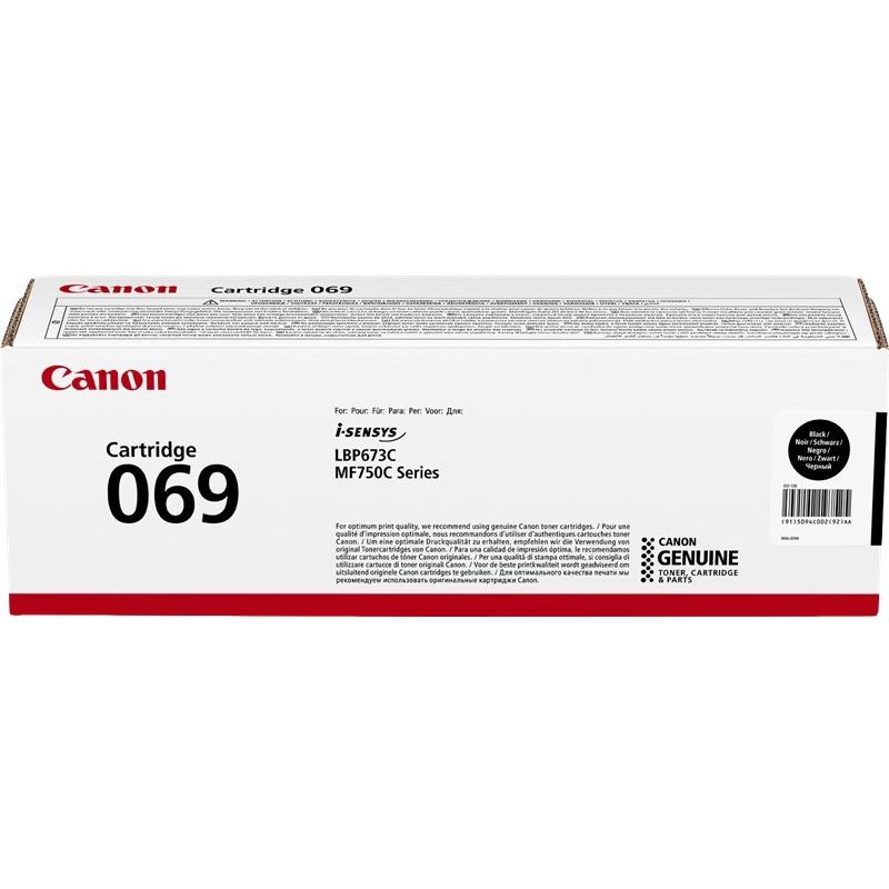  Cartucho de Toner Original - Canon 069 Negro 5094C002