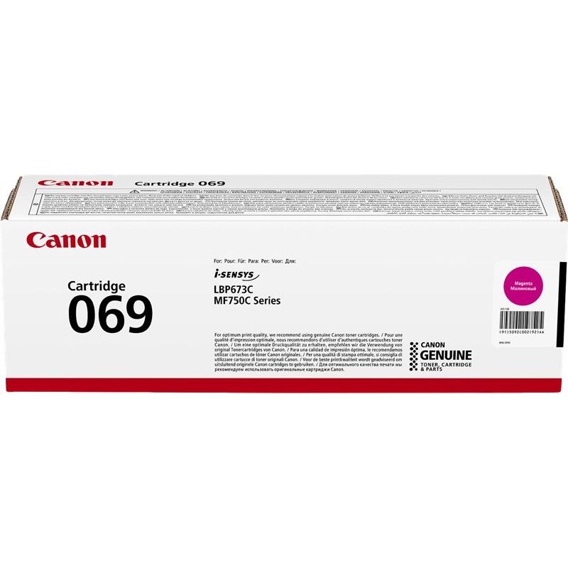  Cartucho de Toner Original - Canon 069 Magenta 5092C002