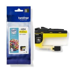 Cartucho de tinta original  -  BROTHER LC424Y  -  amarillo  -  (LC424Y)