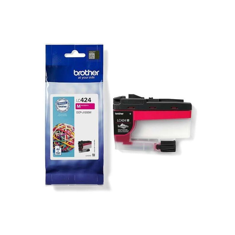 Cartucho de tinta original  -  BROTHER LC424M  -  magenta  -  (LC424M)