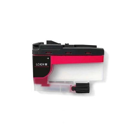 Cartucho de tinta compatible  -  BROTHER LC424M  -  magenta  -  (LC424-M)