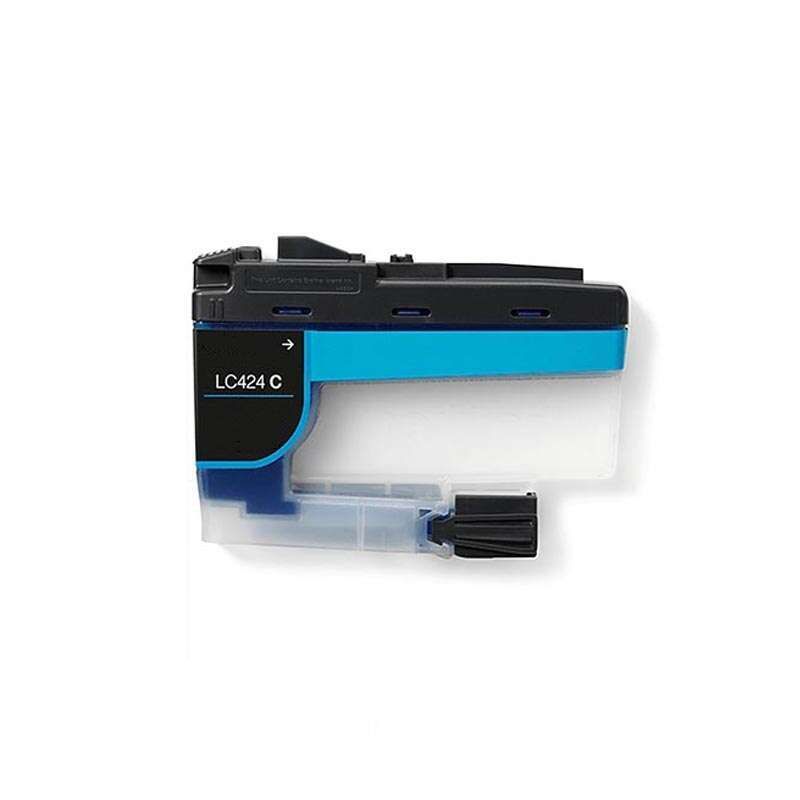 Cartucho de tinta compatible  -  BROTHER LC424C  -  cian  -  (LC424-C)