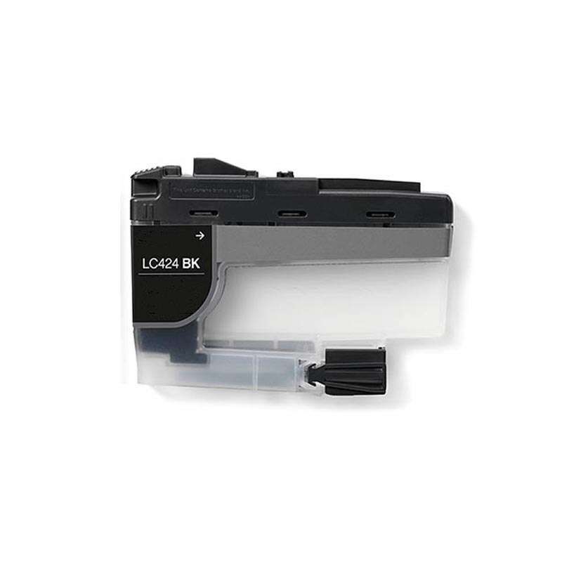 Cartucho de tinta compatible  -  BROTHER LC424BK  -  negro  -  (LC424-BK)