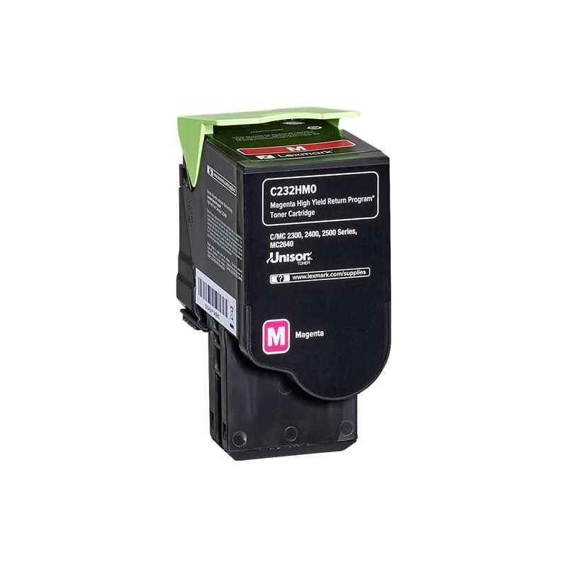 Cartucho de tóner Compatible -  LEXMARK C232HM0  -  magenta  -  (C232HM0)