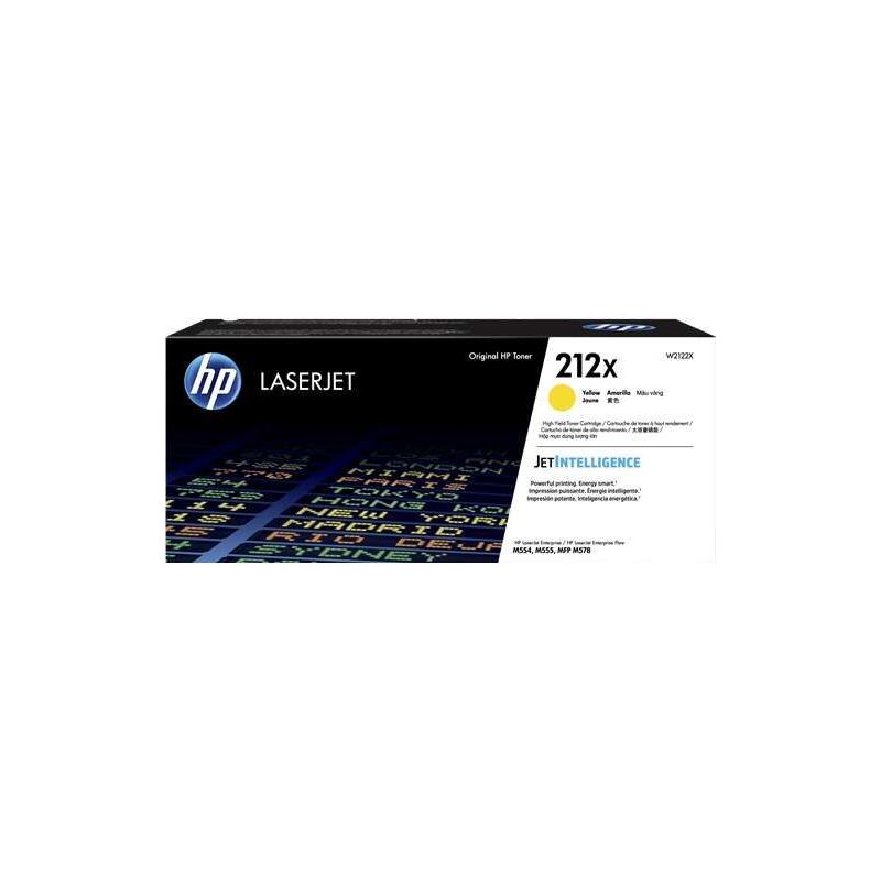 Tóner original  -  HP 212X  -  amarillo  -  (W2122X)