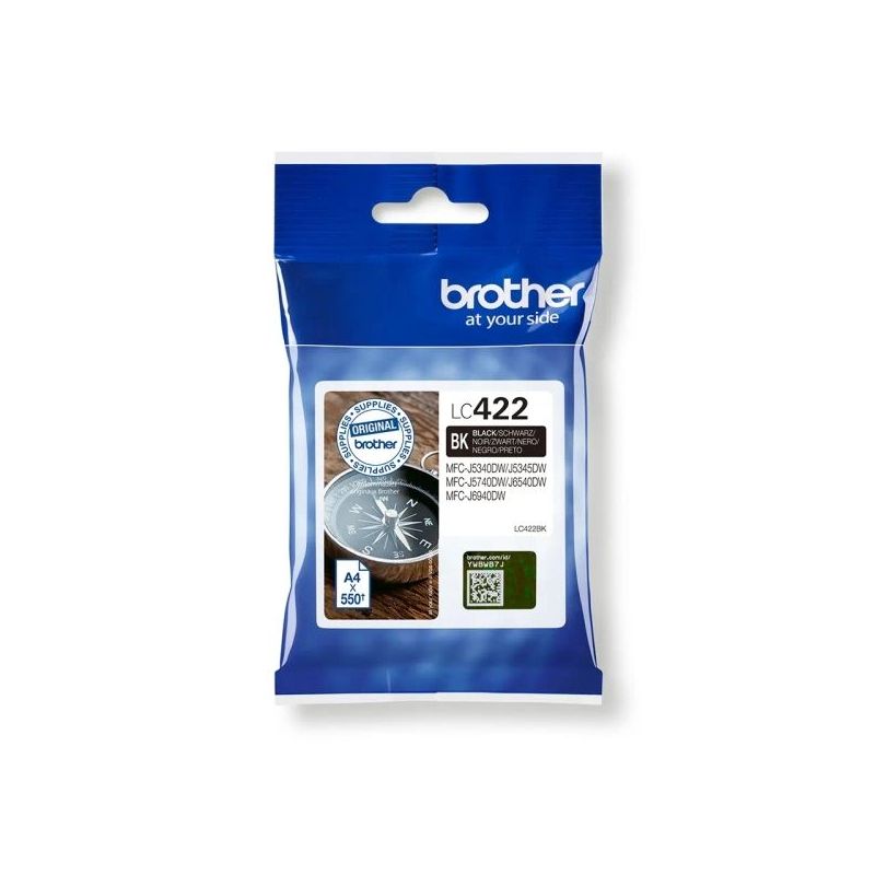 Brother LC422 Negro Cartucho de Tinta Original - LC422BK