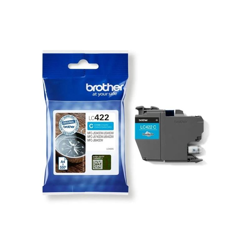 Brother LC422 Cian Cartucho de Tinta Original - LC422C