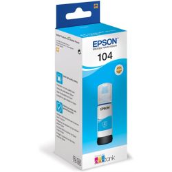 Epson 104 Cyan Botella de Tinta Original - C13T00P240