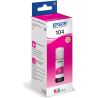 Epson 104 Magenta Botella de Tinta Original - C13T00P340