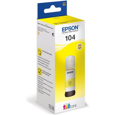 Epson 104 Amarillo Botella de Tinta Original - C13T00P440