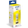 Epson 104 Amarillo Botella de Tinta Original - C13T00P440