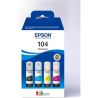 Epson 104 Pack de 4 Botellas de Tinta Originales - C13T00P640