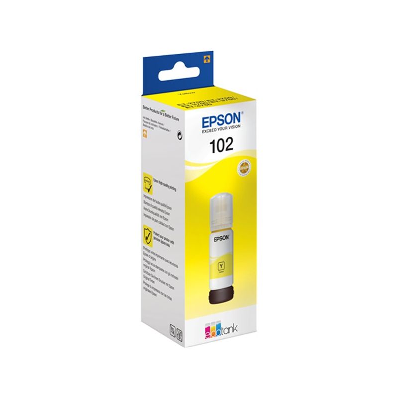Epson 102 Amarillo Botella de Tinta Original - C13T03R440