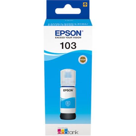Epson 103 Cyan Botella de Tinta Original - C13T00S24A10
