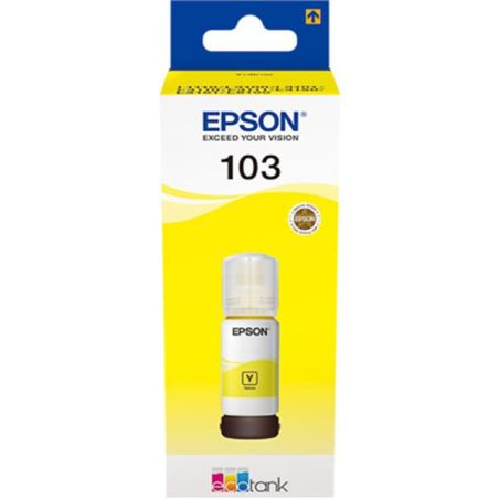 Epson 103 Amarillo Botella de Tinta Original - C13T00S44A10