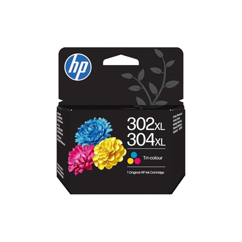 HP 302XL/304XL Color Cartucho de Tinta Original - B7RT8AE/F6U67AE/N9K07AE