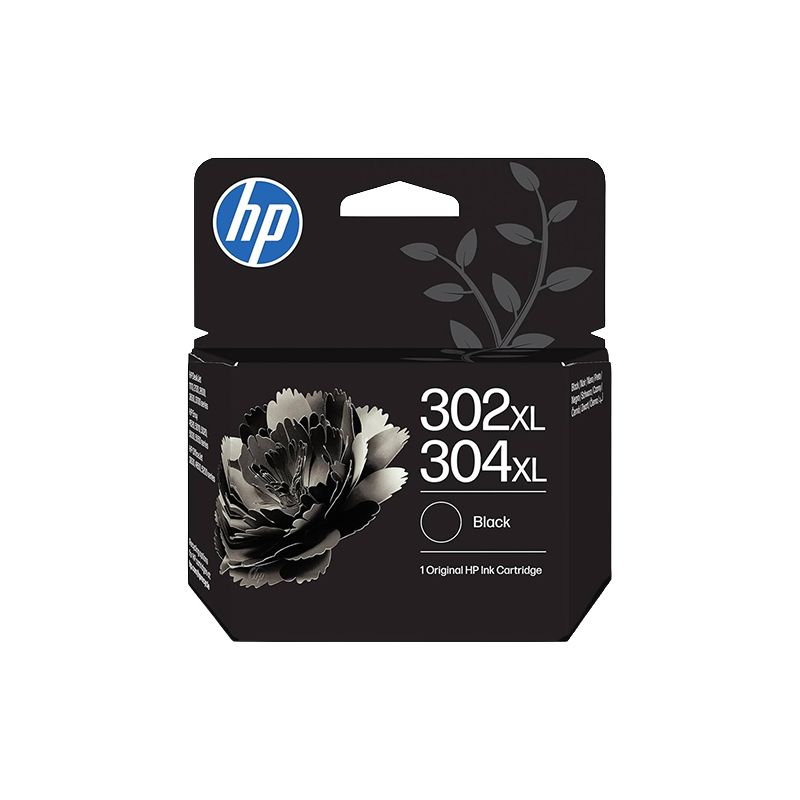 HP 302XL/304XL Negro Cartucho de Tinta Original - B7RT9AE/F6U68AE/N9K08AE