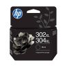 HP 302XL/304XL Negro Cartucho de Tinta Original - B7RT9AE/F6U68AE/N9K08AE