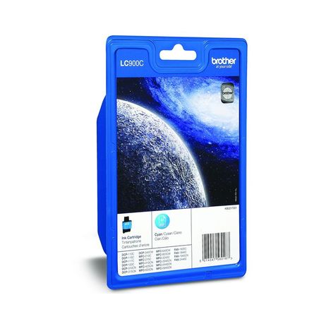 Cartucho de tinta original  -  BROTHER LC900C  -  cian  -  (LC-900C)