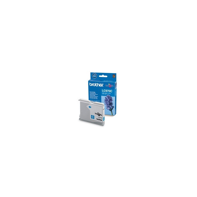 Cartucho de tinta original  -  BROTHER LC970  -  cian  -  (LC970-C)