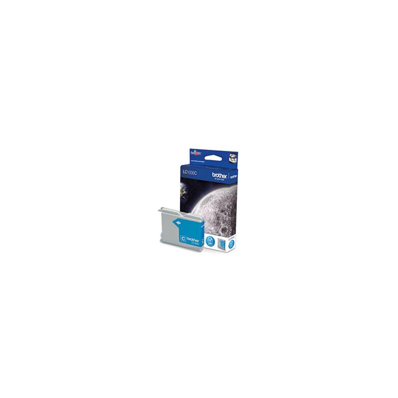 Cartucho de tinta original  -  BROTHER LC1000  -  cian  -  (LC1000-C)