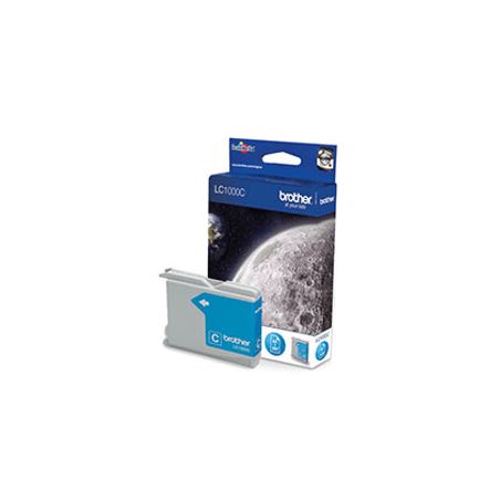 Cartucho de tinta original  -  BROTHER LC1000  -  cian  -  (LC1000-C)