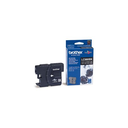Cartucho de tinta original  -  BROTHER LC980  -  negro  -  (LC980-BK)