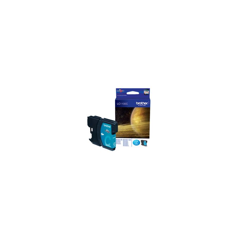 Cartucho de tinta original  -  BROTHER LC1100  -  cian  -  (LC1100-C)