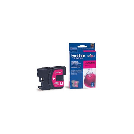 Cartucho de tinta original  -  BROTHER LC980  -  magenta  -  (LC980-M)