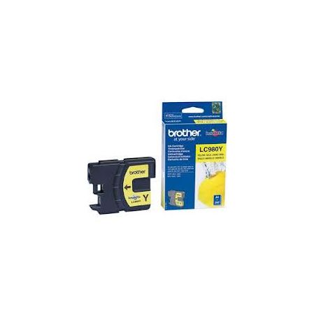 Cartucho de tinta original  -  BROTHER LC980  -  amarillo  -  (LC980-Y)