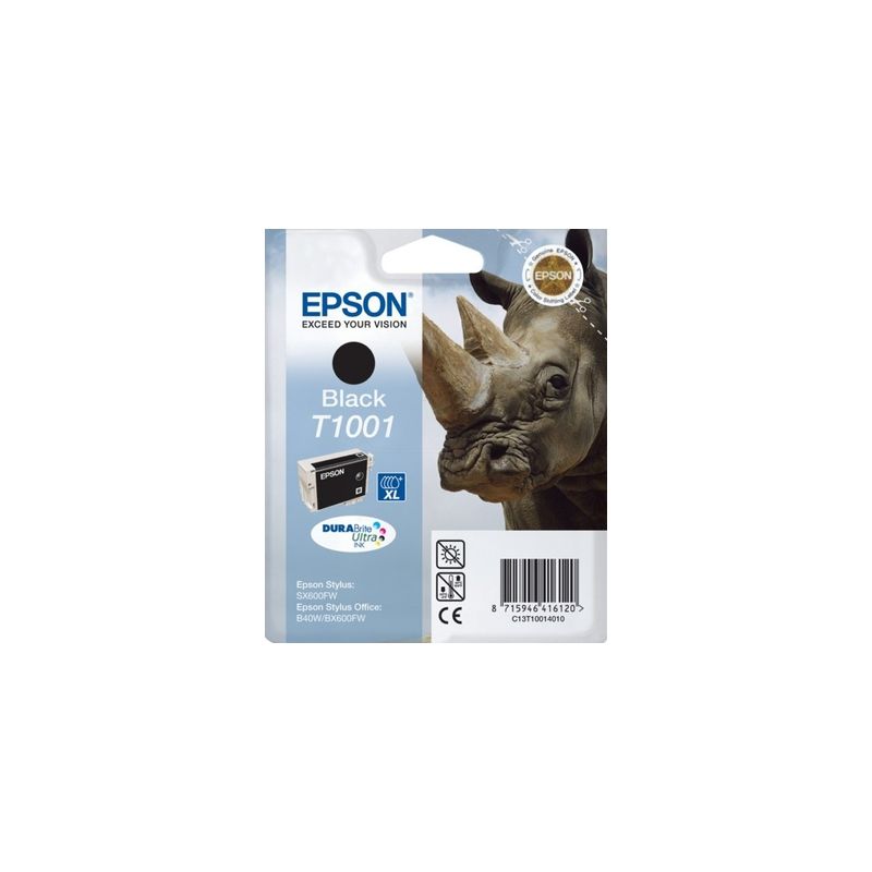 Cartucho de tinta original  -  EPSON T1001  -  negro  -  (C13T10014010)