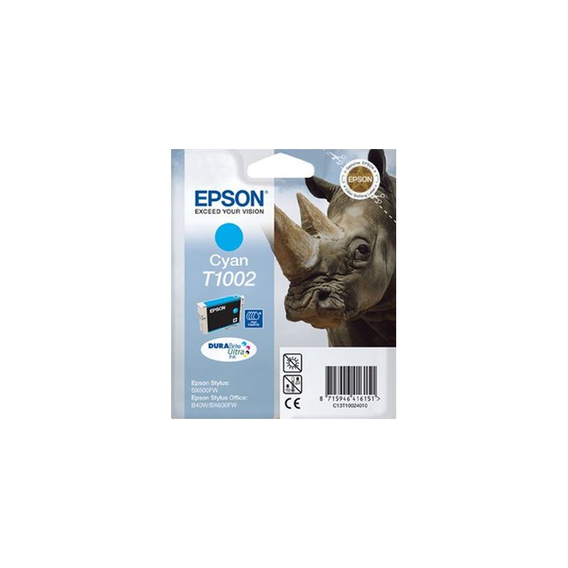 Cartucho de tinta original  -  EPSON T1002  -  cian  -  (C13T10024010)