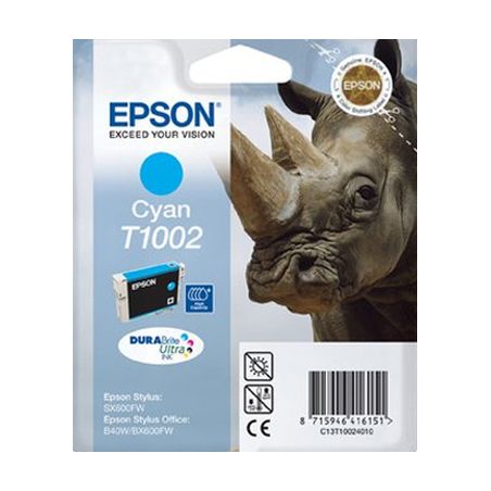 Cartucho de tinta original  -  EPSON T1002  -  cian  -  (C13T10024010)