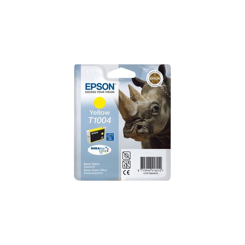 Cartucho de tinta original  -  EPSON T1004  -  amarillo  -  (C13T10044010)