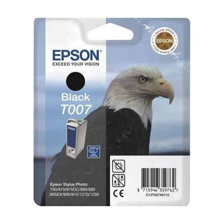 Cartucho de tinta original  -  EPSON T007  -  negro  -  (C13T00740110)