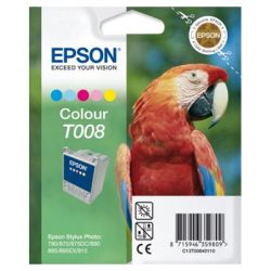 Cartucho de tinta original  -  EPSON T008  -  color  -  (C13T00840110)
