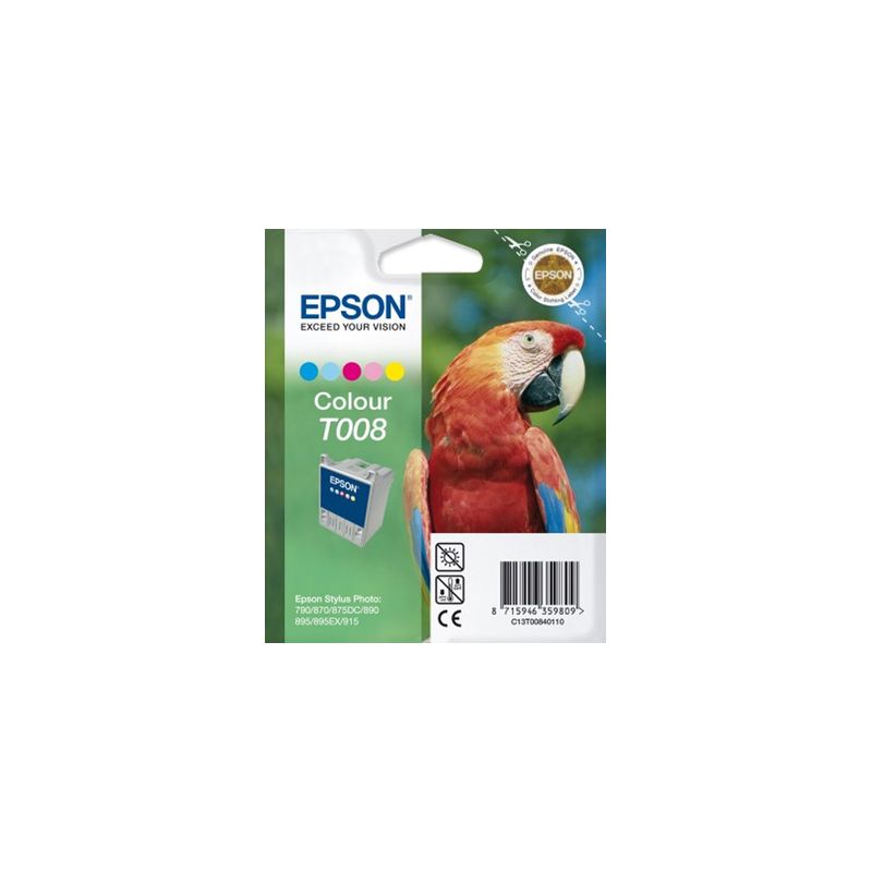 Cartucho de tinta original  -  EPSON T008  -  color  -  (C13T00840110)