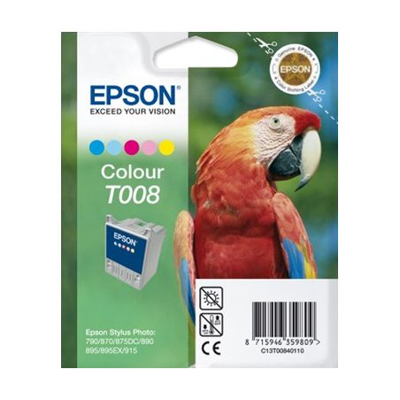 Cartucho de tinta original  -  EPSON T008  -  color  -  (C13T00840110)