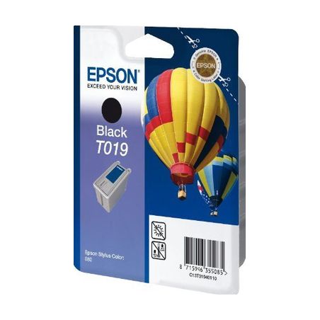 Cartucho de tinta original  -  EPSON T019  -  negro  -  (C13T01940110)