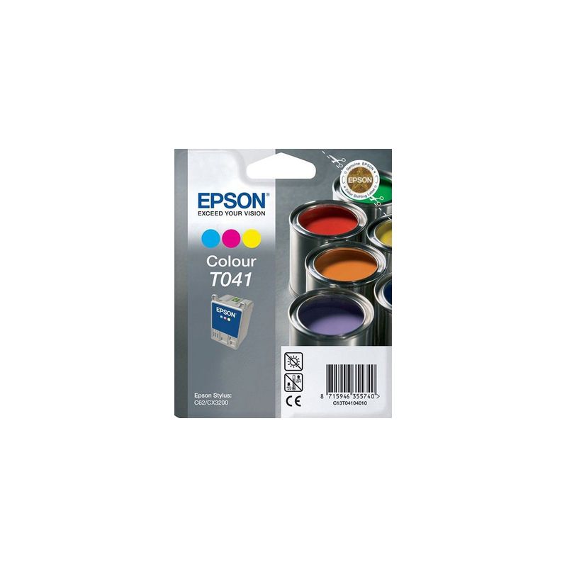Cartucho de tinta original  -  EPSON T041  -  color  -  (C13T04104010)