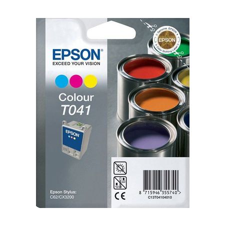 Cartucho de tinta original  -  EPSON T041  -  color  -  (C13T04104010)