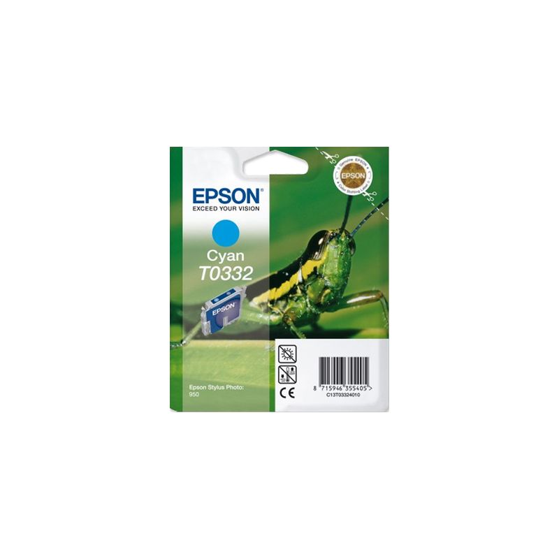 Cartucho de tinta original  -  EPSON T0332  -  cian  -  (C13T03324010)