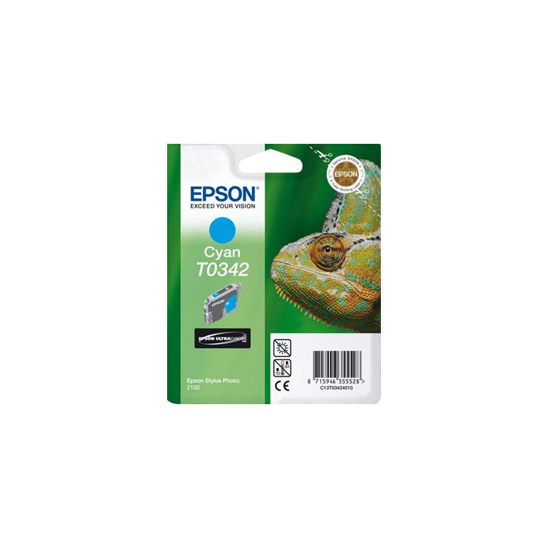 Cartucho de tinta original  -  EPSON T0342  -  cian  -  (C13T03424010)