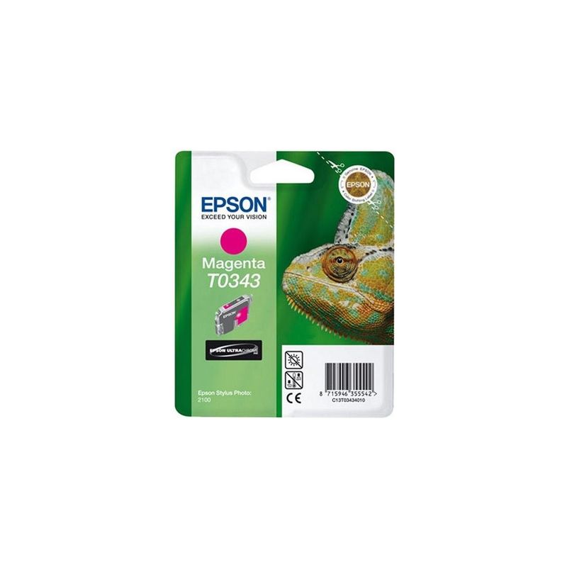 Cartucho de tinta original  -  EPSON T0343  -  magenta  -  (C13T03434010)
