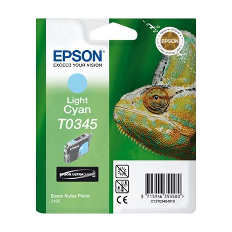 Cartucho de tinta original  -  EPSON T0345  -  cian foto  -  (C13T03454010)