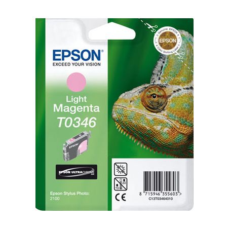 Cartucho de tinta original  -  EPSON T0346  -  magenta foto  -  (C13T03464010)
